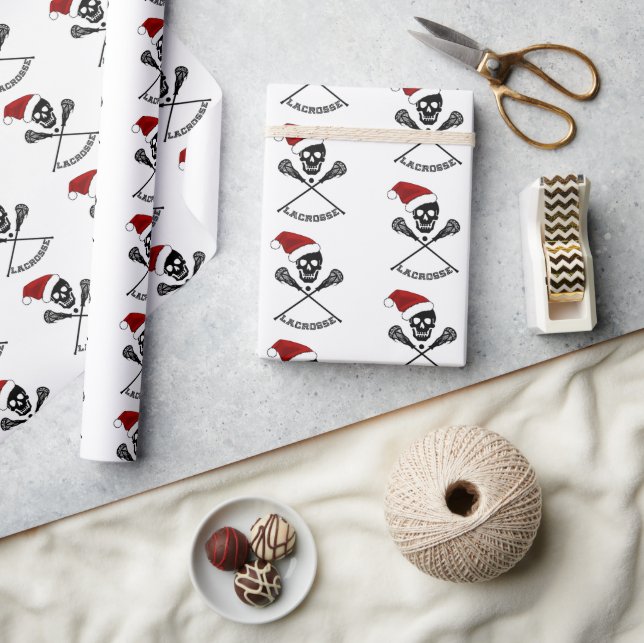 Papel De Regalo Navidades de Lacrosse Sticks (Artesanía)