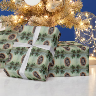 Papel De Regalo Navidades de las ardillas grises para bebés