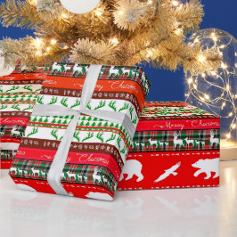 Papel De Regalo Navidades de los bosques