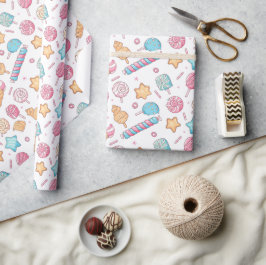 Papel De Regalo Navidades de los Cañones y del Helado