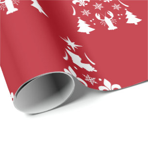 Papel De Regalo Navidades de Luisiana Holiday Cajun