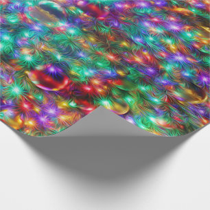 Papel De Regalo Navidades de lujo esparcen estrellas