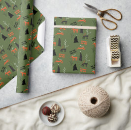 PAPEL DE REGALO NAVIDADES DE MERRY Y DEER