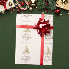 Papel De Regalo Navidades de mocha con nata de nieve