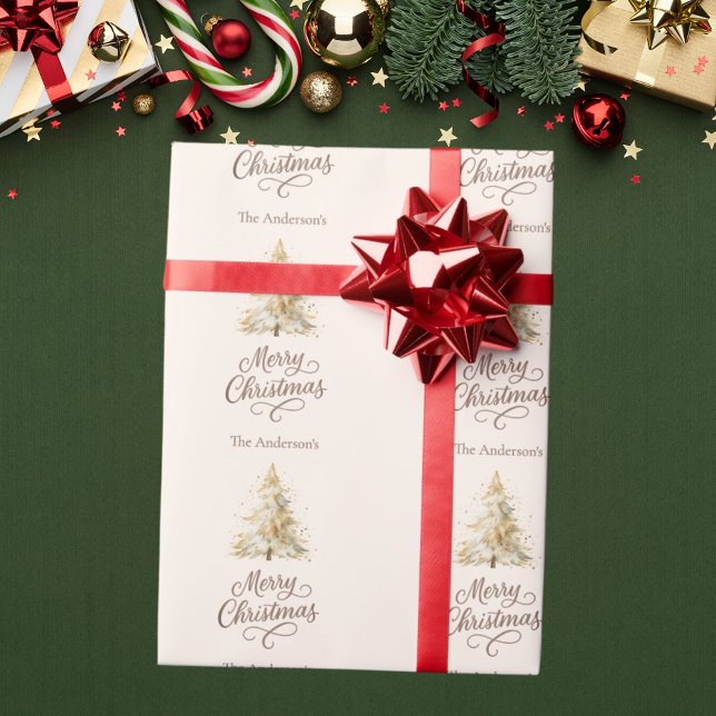 Papel De Regalo Navidades de mocha con nata de nieve (Subido por el creador)