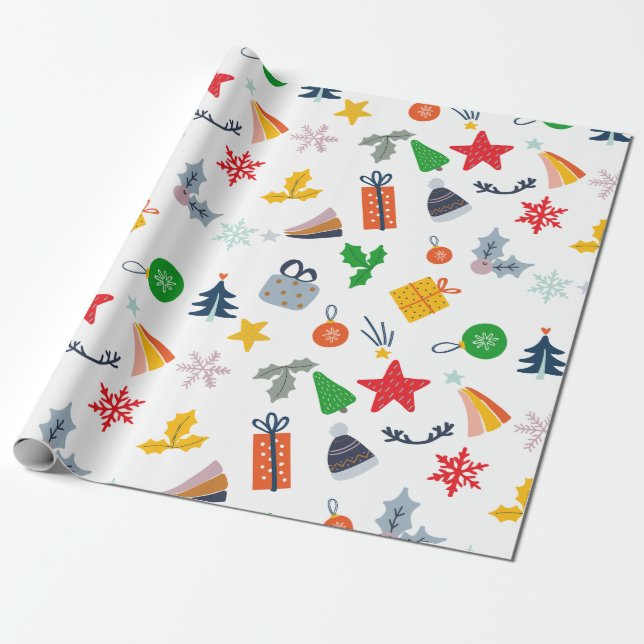 Papel De Regalo Navidades de Motif Clásicos (Desenrollado)