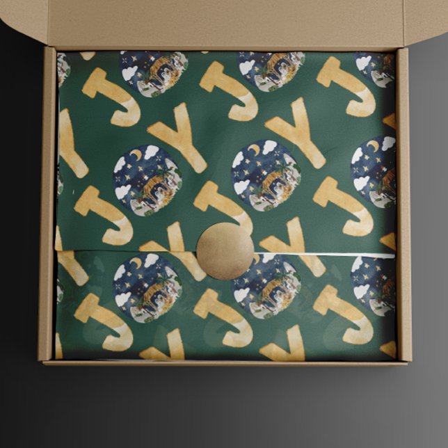 Papel De Regalo Navidades de Natividad Africano-Americana (Subido por el creador)