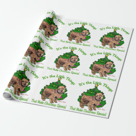 Papel De Regalo Navidades de Norfolk Terrier