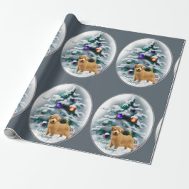 Papel De Regalo Navidades de Norfolk Terrier