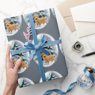 Papel De Regalo Navidades de Norfolk Terrier