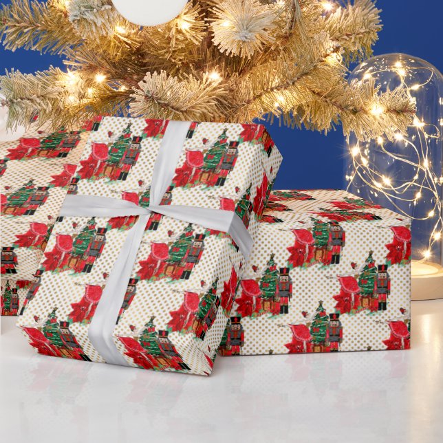 Papel De Regalo Navidades de Nutcracker (Vacaciones)