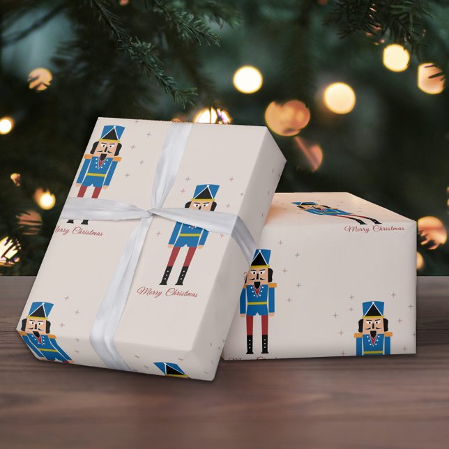 Papel De Regalo Navidades de Nutcracker (Nutcracker Christmas Wrapping Paper)