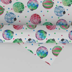 Papel De Regalo Navidades de Ornamentos de Vacaciones