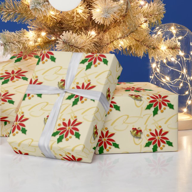 Papel De Regalo Navidades de oro (Vacaciones)