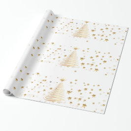 Papel De Regalo Navidades de oro