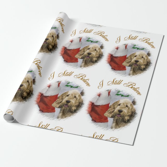 Papel De Regalo Navidades de Otterhound (Desenrollado)