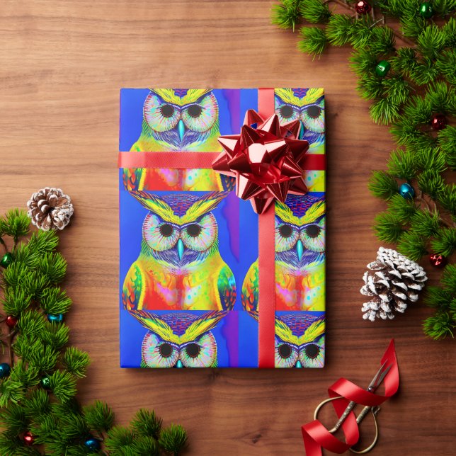 Papel De Regalo Navidades de OWL ART (Regalo de vacaciones)