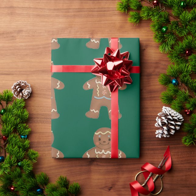 Papel De Regalo Navidades de pan de jengibre (Regalo de vacaciones)