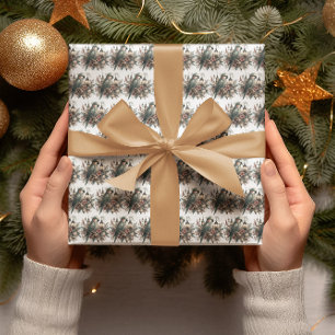 Papel De Regalo Navidades de Parakeet Lanterns