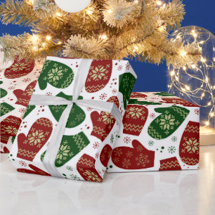 Papel De Regalo Navidades de patrón mité Embalaje de vacaciones