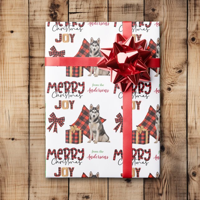 Papel De Regalo Navidades de perros Husky Siberianos con leche de  (Subido por el creador)