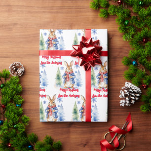 Papel De Regalo Navidades de Peter Rabbit personalizados