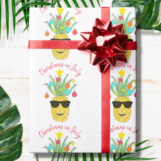 Papel De Regalo Navidades De Piña En Julio (Subido por el creador)