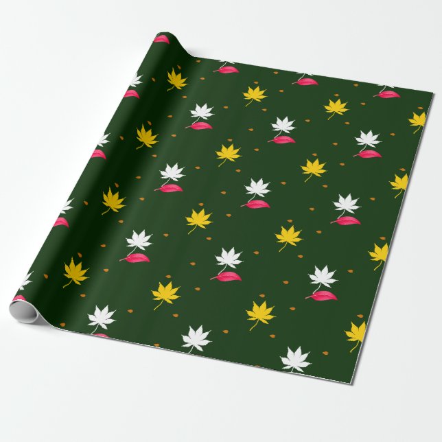 Papel De Regalo Navidades de poesía de medianoche (Desenrollado)