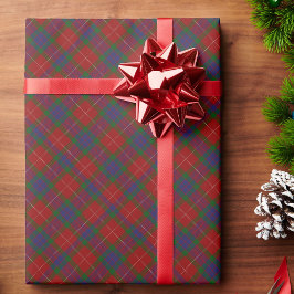 Papel De Regalo Navidades de Red Green Plaid