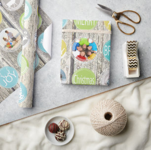 Papel De Regalo Navidades de renos de la familia de la Casa de la