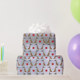 Papel De Regalo Navidades de renos de Santas