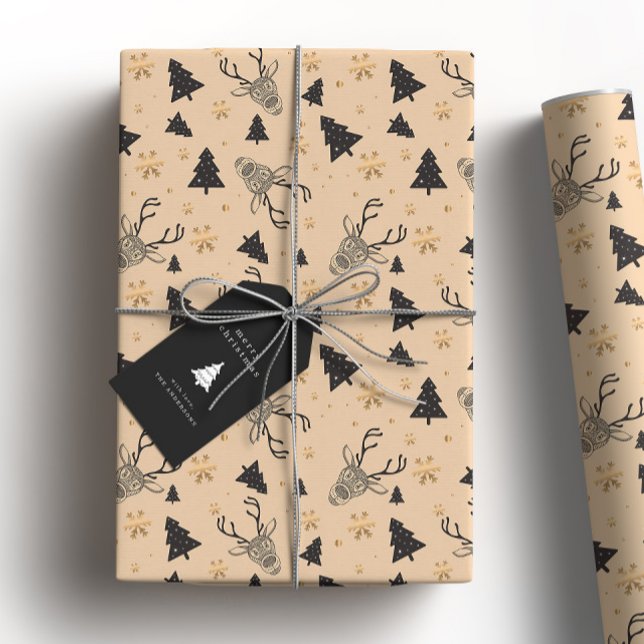 Papel De Regalo Navidades de Rustic Brown (Subido por el creador)