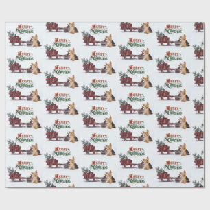 Papel De Regalo Navidades de Rustic Yorkie