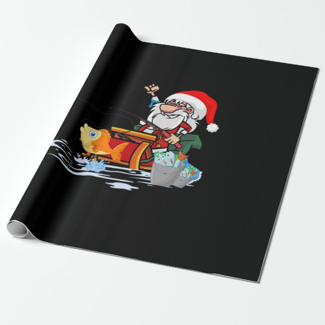 Papel De Regalo Navidades de Santa Claus (Desenrollado)