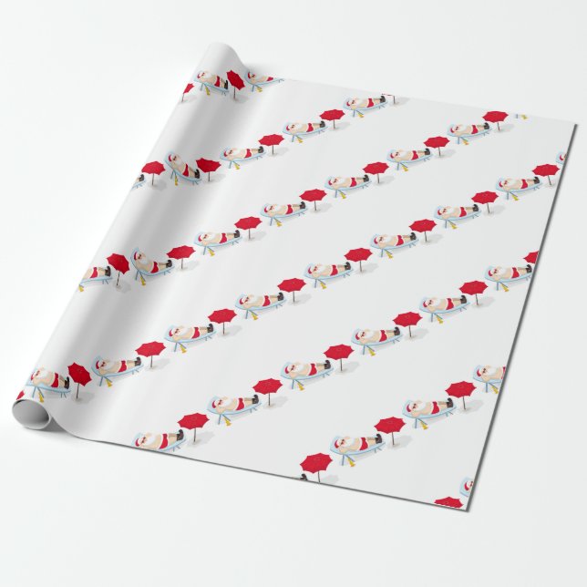 Papel De Regalo navidades de santa claus (Desenrollado)