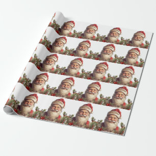 Papel De Regalo Navidades de Santa Claus Saint Nicholas