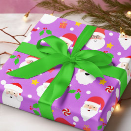 Papel De Regalo Navidades de Santa Claus, un festival divertido