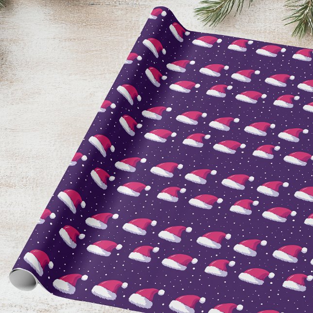 Papel De Regalo Navidades de Santa Hat (Subido por el creador)