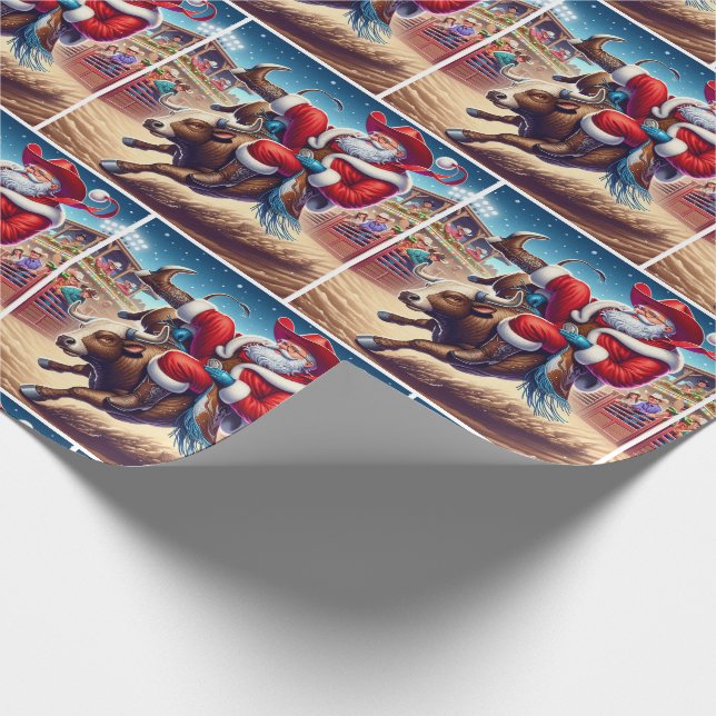 Papel De Regalo Navidades de Santa Riding (Esquina)