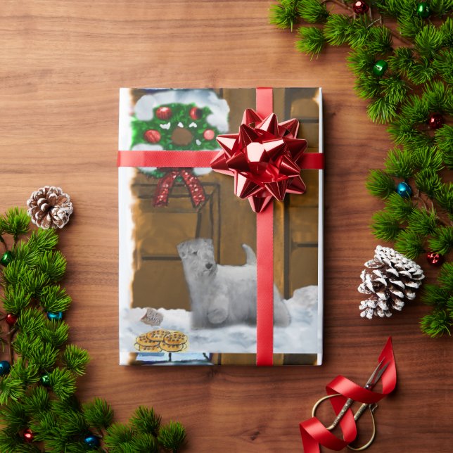 Papel De Regalo Navidades de Sealyham Terrier (Regalo de vacaciones)