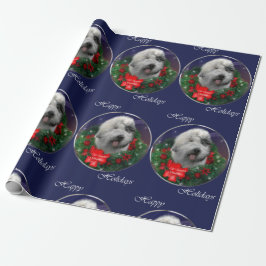 Papel De Regalo Navidades de Sheepdog ingleses viejos