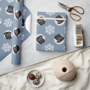 Papel De Regalo Navidades de Snowflake, Personalizado de fotografí