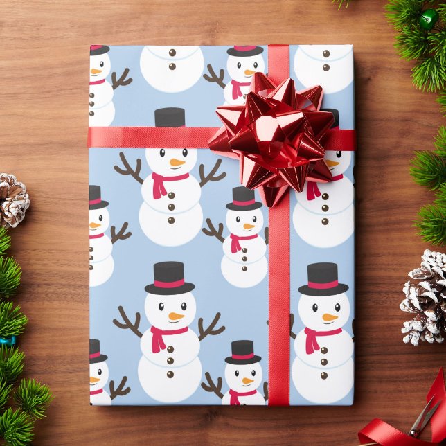 Papel De Regalo Navidades de Snowman dan vuelta al mundo (Subido por el creador)