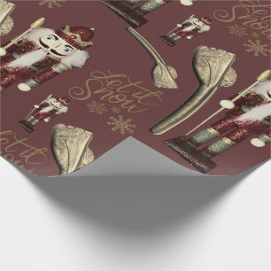 Papel De Regalo Navidades de soldados cazadores de nueces dejan qu