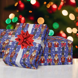 Papel De Regalo Navidades de soldados cazadores nudistas de Blue S