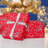 Navidades de tenis de la moderna Red Candy Cane