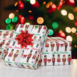 Papel De Regalo Navidades de texto del Personalizado de nombres pe
