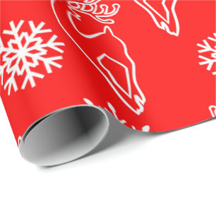 Papel De Regalo Navidades de tintes rojos