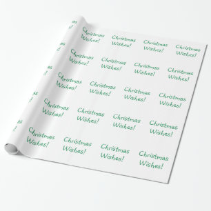 Papel De Regalo Navidades de tipos de letra verdes de vacaciones