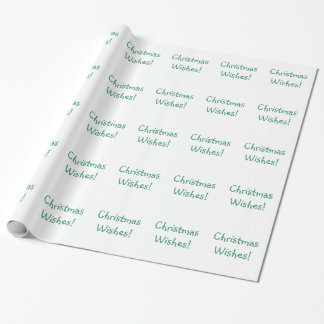 Papel De Regalo Navidades de tipos de letra verdes de vacaciones